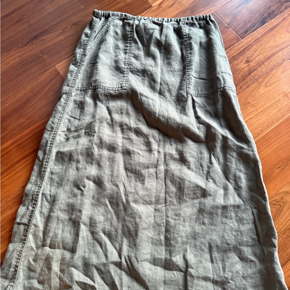 Olive Green Women's Skirt